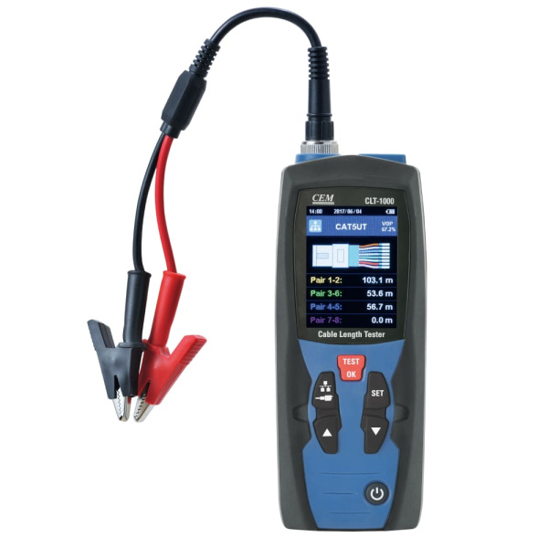 Измеритель длины кабеля CEM CLT-1000 купить по низкой цене | МАКСПРОФИТ