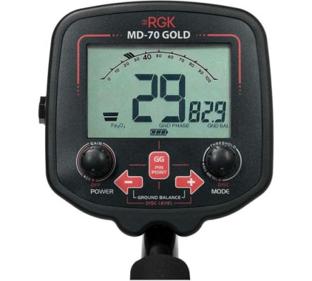 Металлоискатель RGK MD-70 GOLD купить по низкой цене | МАКСПРОФИТ