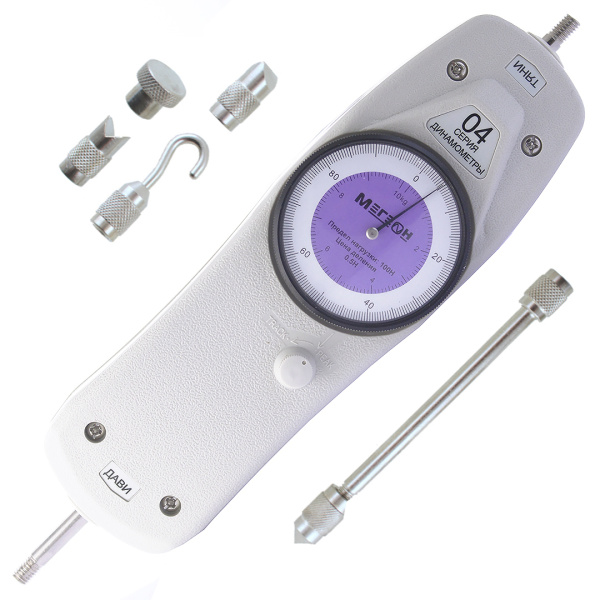 Динамометр сжатия-растяжения аналоговый МЕГЕОН 04100 купить по низкой цене | МАКСПРОФИТ