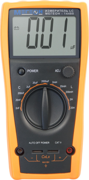 Цифровой измеритель индуктивности и емкости (LC метр) МЕГЕОН 14480 купить по низкой цене | МАКСПРОФИТ